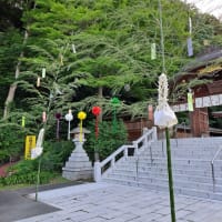 神社の七夕祭り