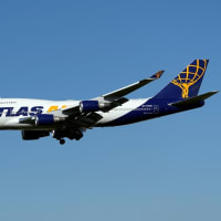 ＡＴＬＡＳ　ＡＩＲ　Ｂ７４７　福岡空港