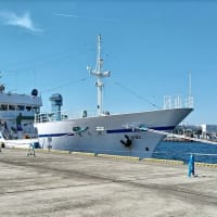 青い海と空と…大洗港第４埠頭