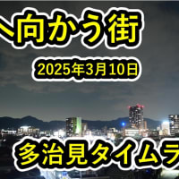 多治見タイムラプス　【岐阜県多治見市　夜に向かう街　2025年3月10日】