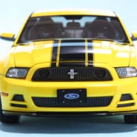 マスタング 1/42 ブルー Ford mustang 改造 レッド イエロー マスタング 1/42 ブルー Ford mustang ミニカー 改造 - メルカリ