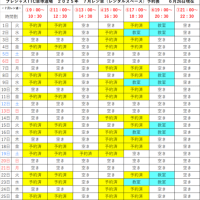 ２０２５年  ７月レン卓予約表　  卓球を楽しみませんか　～卓球練習場時間貸し～　  一人でも。仲間でも。プライベート練習。レンタルスペース。プライベート空間。 交流会やイベント、体力作り等