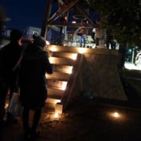 除夜の鐘　初めてキャンドル使いました