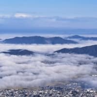 筑波山山頂からの雲海
