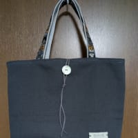 猫柄のテープを使ったバッグ②
