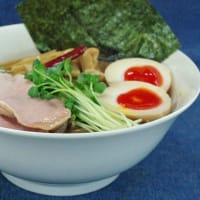 麻婆春雨らぁ麺＠麺天坊　緑豆春雨を使ったらぁ麺、麺と春雨は太さを併せました(^。^)y-.。o○