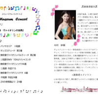 ひろしま美術館ミュージアムコンサート  木村紗綾　無伴奏 ヴァイオリンの世界　にいってきました