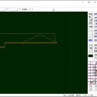 【２級８２回２／４改－２】建築CAD検定2021年度版問題集・解答例・練習・JW-CAD・JWW・牛丼チャンネル・立面図（屋根部分）
