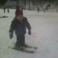 Peter\'s skiing