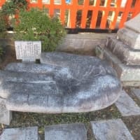 手孕村の稲荷神社　（東海道歩き旅・近江の国）