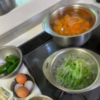助産院でごはん作り　暑い時も元気に