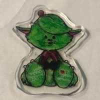 下の娘の自作アクキー