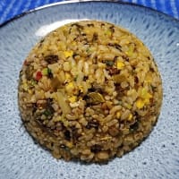 【06/29晩御飯】高菜炒飯、丸美屋焼豚炒飯素を使ったんだね：P