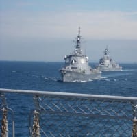 海上自衛隊　厚木基地のモニター