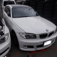 BMW 1series　車検とオイルクーラー配管ブラッシュアップ