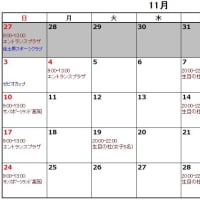 [ｽｹｼﾞｭｰﾙ] 2024年11月
