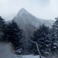 風雪の皇海山