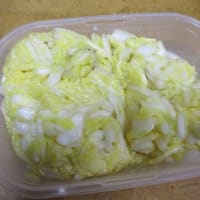 おばさんの料理教室   　白菜の塩糀漬け