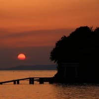 九島の夕陽
