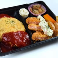 日替わり　タルタルエビカツ オムライス弁当