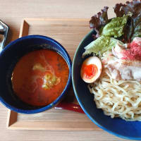 【味噌乃家】海老味噌つけ麺。