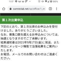 21年、キャロット出資馬決めました。