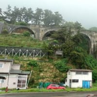ぐるり亀田半島、一周の旅 … 旧戸井線アーチ橋