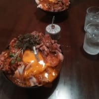 肉丼食べたー