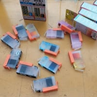 HP用のインクカートリッジ大量製作