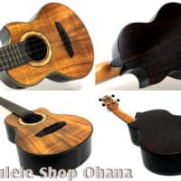 Akira Niihori Ukulele 新作グランドコンサート[Lizard]カッタウェイ入荷です♪