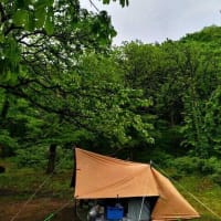 山陰キャンプ旅 三日目は雨風が強まるし…まず朝風呂で対策…そして大山麓の一向平キャンプ場へ！！