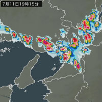 きょうも夕立ち