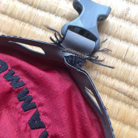 ザックの留め具部分の修理