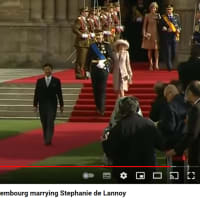 ルクセンブルグ皇太子結婚式　メモ