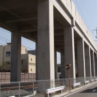 九州新幹線高架下工事（熊本市・一新踏切）８