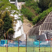 栃木県鹿沼市のダム 南摩ダム建設現場121