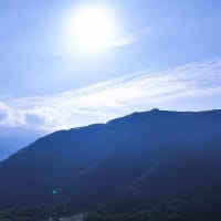 出産祝金目録贈呈＆雲根集落上空からの風景