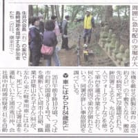 読売新聞茨城版に「島崎城跡見学会」の記事が掲載されました・
