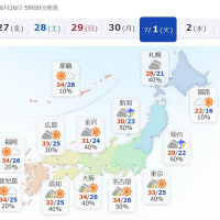 まだ6月なのに梅雨明け??