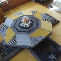 絣や紬生地で手遊び