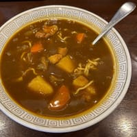 【新潟 北三条】 大衆食堂 正広「カレーラーメン(950円)」