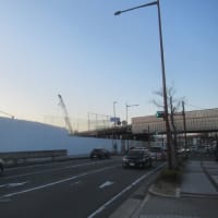 新名神枚方トンネル東口の2024/2/末時点の工事状況