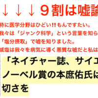 減塩キャンペーンは、DSの病気誘導作戦らしいこと。2021/11/02