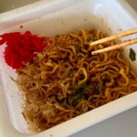 🍜【海老辛鶏白坦味まぜそば】⁉️ 長い・・😵‍💫