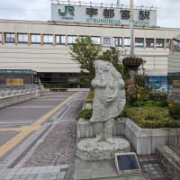 JR宇都宮駅前の餃子像