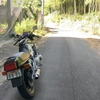 GSX1100S 瀬戸風峠、道後側から登ってみました。