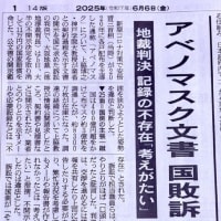 ●裁判長も呆れさせるアベノマスク《数百億円にも上る物品を口頭で発注》…アノ裁判長でさへも「当時の繁忙状況を考慮しても文書がないとは考えがたい」