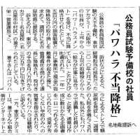 540万円盗難の東京アカデミー・パワハラ裁判。中日新聞記事。