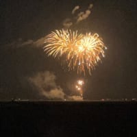 田フェスの花火