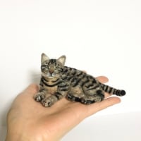 小さなキジトラ猫🐾羊毛フェルト